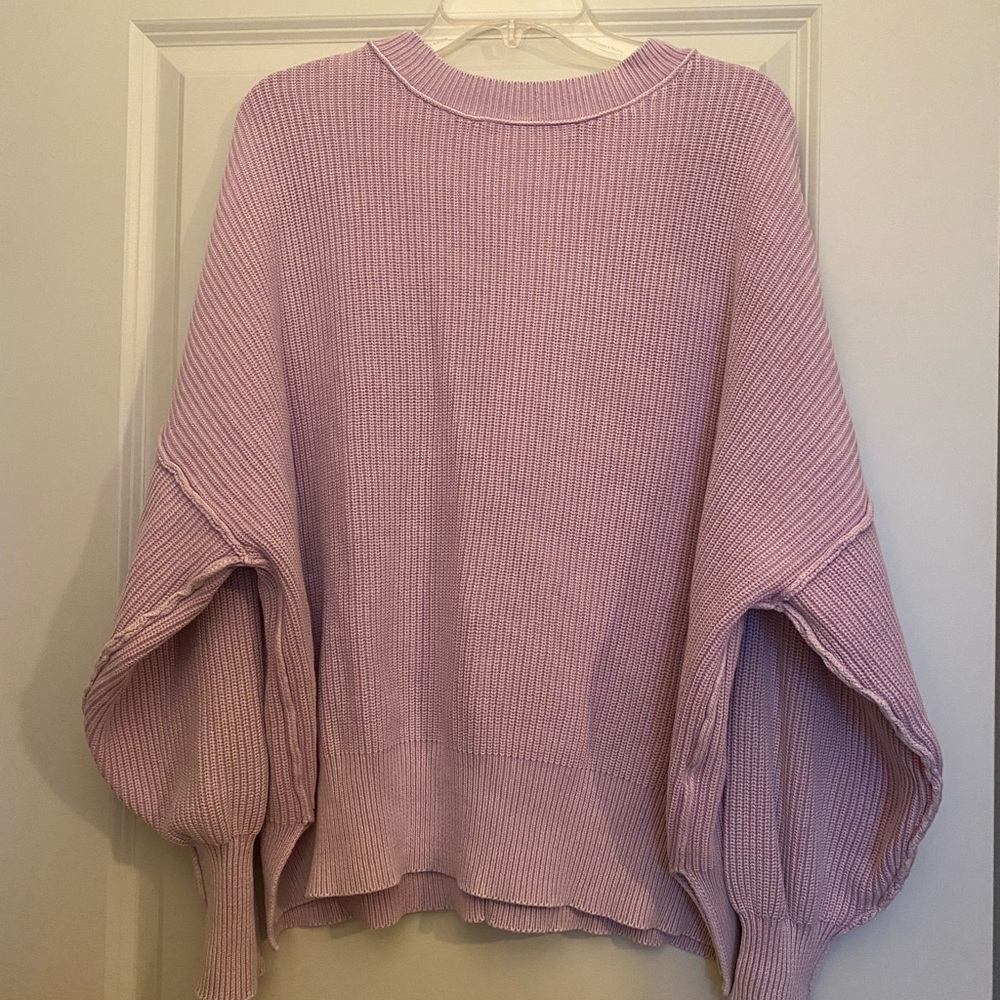 Aerie Beyond Sweater - Lavender Purple, Size L